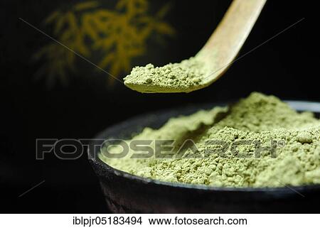 Japanese Matcha tea in bowl with bamboo spoon, green tea, green tea, Matcha tea, Matcha powder View Large Photo Image Picture - Japanese Matcha tea in bowl with bamboo spoon, green tea, green tea, Matcha tea, Matcha powder. Fotosearch