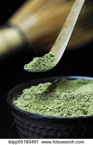 Japanese Matcha tea in bowl with bamboo spoon, green tea, green tea, Matcha tea, Matcha powder View Large Photo Image Stock Image - Japanese Matcha tea in bowl with bamboo spoon, green tea, green tea, Matcha tea, Matcha powder. Fotosearch
