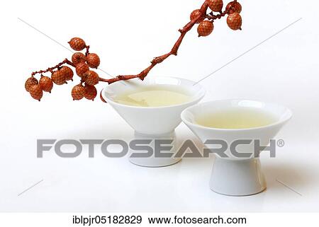 Stock Photo - Japanese rice wine, sake bowl, sake. Fotosearch