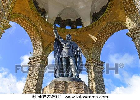 Kaiser Wilhelm Monument, Porta Westfalica, Minden-Lübbecke District, North Rhine-Westphalia, Germany, Europe View Large Photo Image Stock Image - Kaiser Wilhelm Monument, Porta Westfalica, Minden-Lübbecke District, North Rhine-Westphalia, Germany, Europe. Fotosearch