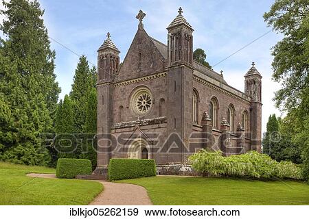 Stock Photo - Killerton Chapel, Broadclyst, Devon, England, United Kingdom, Europe. Fotosearch