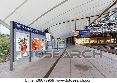 Leipzig Halle LEJ Airport train station, Leipzig, Germany, Europe View Large Photo Image Stock Photo - Leipzig Halle LEJ Airport train station, Leipzig, Germany, Europe. Fotosearch