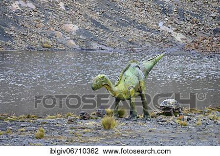 Life-size figures of dinosaurs at the highest site in the world, Pastoruri Glacier, Cordillera Blanca, Recuay Province, Peru, South America View Large Photo Image Stock Image - Life-size figures of dinosaurs at the highest site in the world, Pastoruri Glacier, Cordillera Blanca, Recuay Province, Peru, South America. Fotosearch
