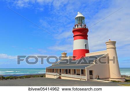 Lighthouse, Cape Agulhas, Province Western Cape, South Africa, Africa View Large Photo Image Stock Image - Lighthouse, Cape Agulhas, Province Western Cape, South Africa, Africa. Fotosearch