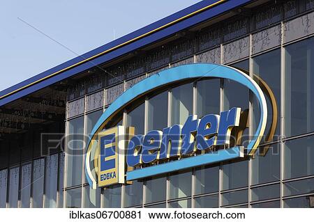 Logo E-Center, Edeka supermarket, Duisburg, North Rhine-Westphalia, Germany, Europe View Large Photo Image Stock Image - Logo E-Center, Edeka supermarket, Duisburg, North Rhine-Westphalia, Germany, Europe. Fotosearch
