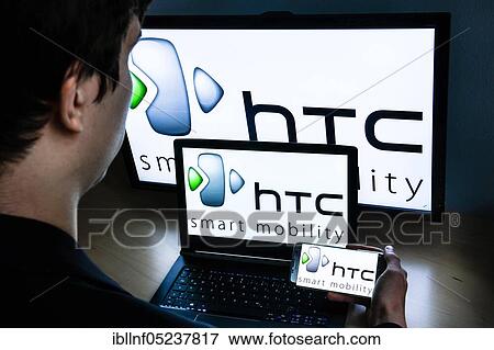 Logo HTC View Large Photo Image Stock Photo - Logo HTC. Fotosearch