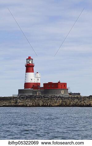 Longstone Rock lighthouse, Great Britain View Large Photo Image Stock Photo - Longstone Rock lighthouse, Great Britain. Fotosearch