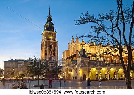 Main Market, Krakow, Lesser Poland, Poland, Europe View Large Photo Image Picture - Main Market, Krakow, Lesser Poland, Poland, Europe. Fotosearch