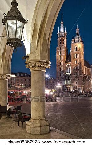 Main Market, Krakow, Lesser Poland, Poland, Europe View Large Photo Image Stock Image - Main Market, Krakow, Lesser Poland, Poland, Europe. Fotosearch