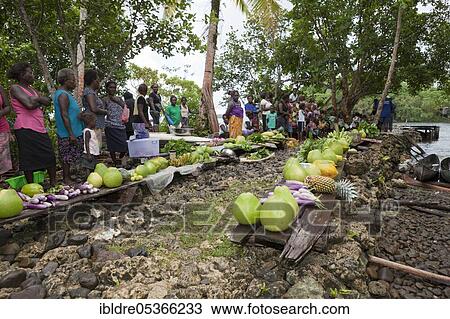 Market on Telina Island, Marovo Lagoon, Solomon Islands, Oceania View Large Photo Image Stock Image - Market on Telina Island, Marovo Lagoon, Solomon Islands, Oceania. Fotosearch