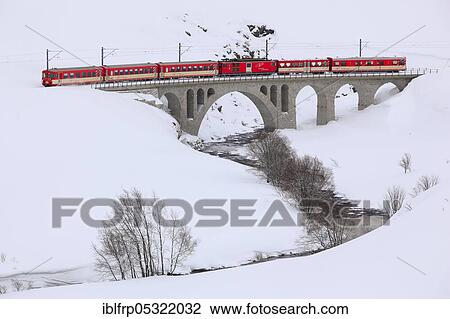 Stock Image - Matterhorn-Gotthard Railway, Andermatt, Uri, Switzerland, Europe. Fotosearch
