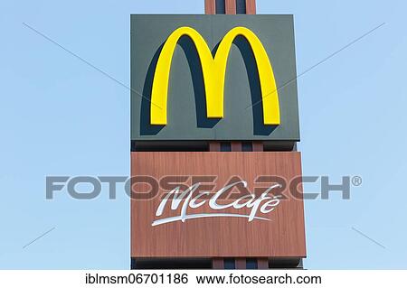 McDonalds Logo Symbol Sign McDonald's McCafe Cafe Restaurant Mc Donald's Mc Donalds in Germany View Large Photo Image Stock Photograph - McDonalds Logo Symbol Sign McDonald's McCafe Cafe Restaurant Mc Donald's Mc Donalds in Germany. Fotosearch