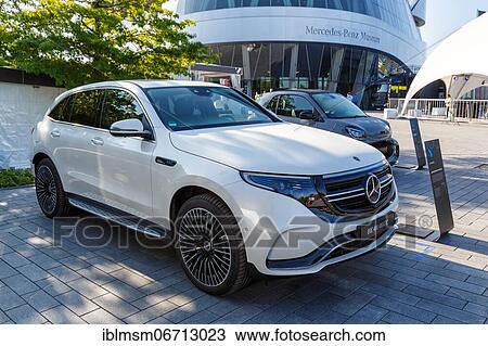 Mercedes-Benz electric car EQC 400 4Matic Daimler electric car Mercedes Benz clean energy transport in Stuttgart, Germany, Europe View Large Photo Image Stock Image - Mercedes-Benz electric car EQC 400 4Matic Daimler electric car Mercedes Benz clean energy transport in Stuttgart, Germany, Europe. Fotosearch