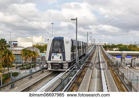 MIA People Mover at Miami Airport (MIA), USA, North America View Large Photo Image Stock Photography - MIA People Mover at Miami Airport (MIA), USA, North America. Fotosearch