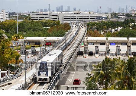 MIA People Mover at Miami Airport, USA, North America View Large Photo Image Stock Image - MIA People Mover at Miami Airport, USA, North America. Fotosearch