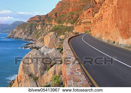 Noordhoek, Coastal Road, Capman's Peak Drive, Cape Town, South Africa, Africa View Large Photo Image Stock Photo - Noordhoek, Coastal Road, Capman's Peak Drive, Cape Town, South Africa, Africa. Fotosearch