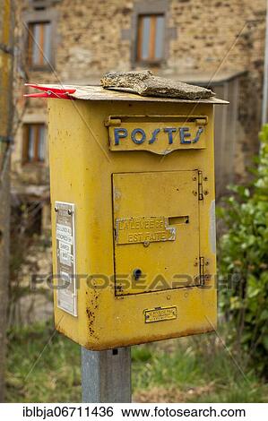 Old french metal postbox in countryside, Puy de Dome department, Auvergne, France, Europe View Large Photo Image Stock Photograph - Old french metal postbox in countryside, Puy de Dome department, Auvergne, France, Europe. Fotosearch
