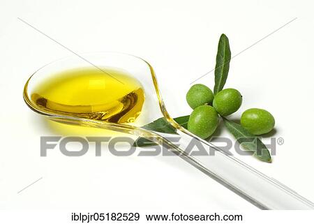 Olive oil in salad spoon, olive branch, olives, olive oil View Large Photo Image Stock Photo - Olive oil in salad spoon, olive branch, olives, olive oil. Fotosearch