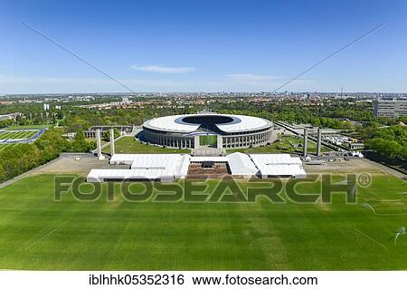 Olympic Stadium, Maifeld, Olympic Park, Westend, Charlottenburg, Berlin, Germany, Europe View Large Photo Image Stock Photograph - Olympic Stadium, Maifeld, Olympic Park, Westend, Charlottenburg, Berlin, Germany, Europe. Fotosearch