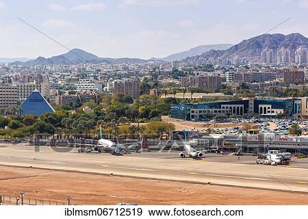 Overview Eilat Airport, Israel, Asia View Large Photo Image Stock Photo - Overview Eilat Airport, Israel, Asia. Fotosearch