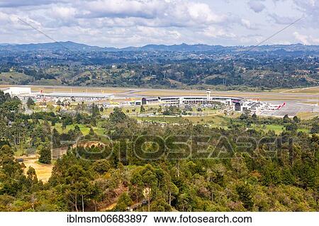 Overview Medellin Rio Jose Maria Cordova Airport (MDE), Medellin, Colombia, South America View Large Photo Image Stock Photo - Overview Medellin Rio Jose Maria Cordova Airport (MDE), Medellin, Colombia, South America. Fotosearch