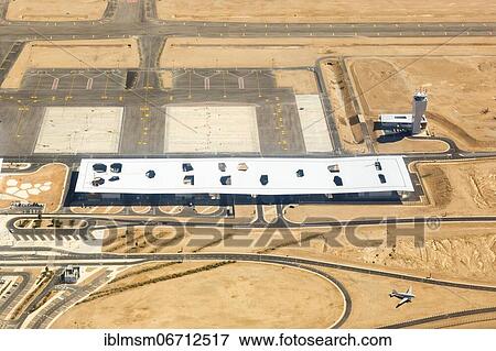 Stock Photo - Overview Ramon Airport (ETM) in Eilat, Israel, Asia. Fotosearch
