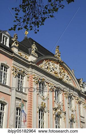 Palace of the prince elector, Trier, Rhineland-Palatinate, Germany, Europe View Large Photo Image Picture - Palace of the prince elector, Trier, Rhineland-Palatinate, Germany, Europe. Fotosearch