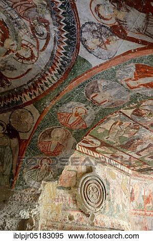 Stock Photography - Pancarlik Church, Cappadocia, Anatolia, Central Anatolia, Rock Church, Pancarlik Kilise, Theodor Church, near Ortahisar, Ürgüp, Turkey, Asia. Fotosearch