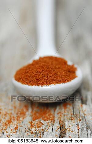 Stock Photo - Pepper powder ( Capsicum annuum). Fotosearch