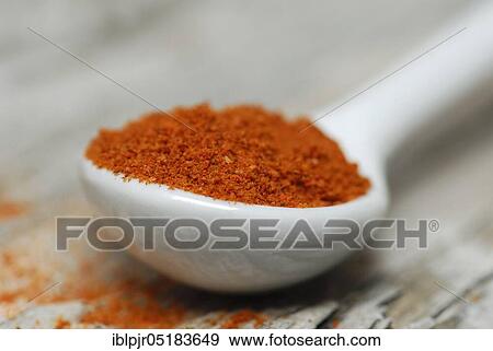 Stock Photo - Pepper powder ( Capsicum annuum). Fotosearch
