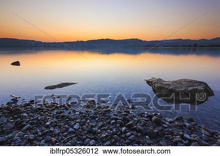 Stock Image - Pfäffikersee, Zurich Oberland, Switzerland, Europe. Fotosearch