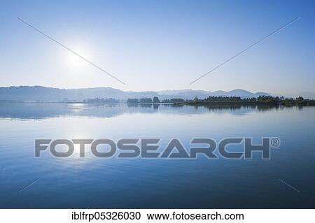 Stock Image - Pfäffikersee, Zurich Oberland, Switzerland, Europe. Fotosearch