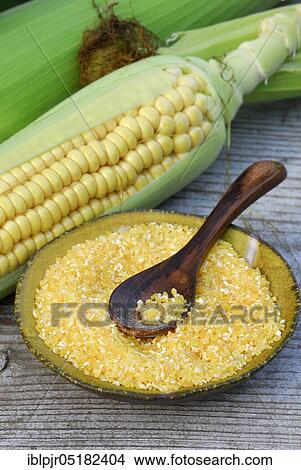 Polenta, maize, maize semolina, maize semolina, corn on the corn corn corn corn corn corn corn corn corn cob, maize flour, husk, wooden spoon View Large Photo Image Picture - Polenta, maize, maize semolina, maize semolina, corn on the corn corn corn corn corn corn corn corn corn cob, maize flour, husk, wooden spoon. Fotosearch