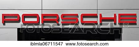 Porsche lettering, Porsche Centre, Mahag, Munich, Bavaria, Germany, Europe View Large Photo Image Stock Photo - Porsche lettering, Porsche Centre, Mahag, Munich, Bavaria, Germany, Europe. Fotosearch