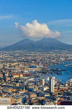 Port area, Vesuvius, Naples, Italy, Europe View Large Photo Image Stock Image - Port area, Vesuvius, Naples, Italy, Europe. Fotosearch
