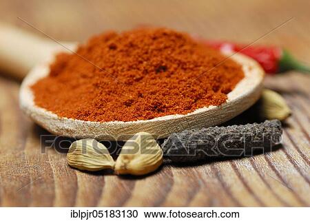 Powder in a wooden spoon (Berbere), spice mixture of chili, pimento, cardamom, pepper, -spice mixture View Large Photo Image Stock Image - Powder in a wooden spoon (Berbere), spice mixture of chili, pimento, cardamom, pepper, -spice mixture. Fotosearch