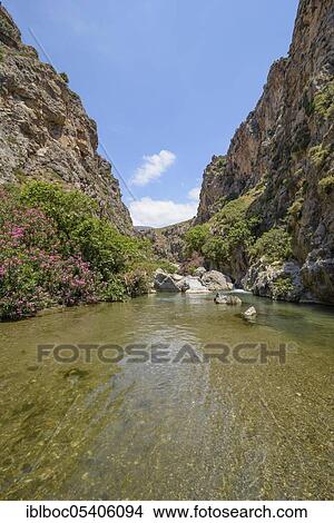 Picture - Preveli, Crete, Greece, Europe. Fotosearch