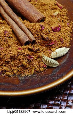 Ras el-Hanout, more than 30 ingredients, spice mixture from Morocco View Large Photo Image Stock Photo - Ras el-Hanout, more than 30 ingredients, spice mixture from Morocco. Fotosearch