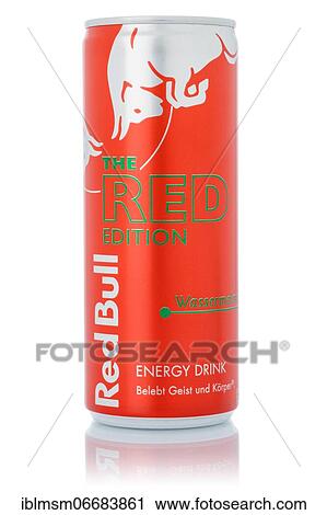 Red Bull Energy Drink The Red Edition watermelon lemonade soft drink beverage in can cropped isolated against a white background in Germany View Large Photo Image Stock Image - Red Bull Energy Drink The Red Edition watermelon lemonade soft drink beverage in can cropped isolated against a white background in Germany. Fotosearch