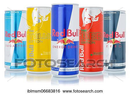 Red Bull Energy Drinks Products Lemonade Soft Drink Beverages In Drink Can Free Plate Against White Background, Germany, Europe View Large Photo Image Stock Photograph - Red Bull Energy Drinks Products Lemonade Soft Drink Beverages In Drink Can Free Plate Against White Background, Germany, Europe. Fotosearch