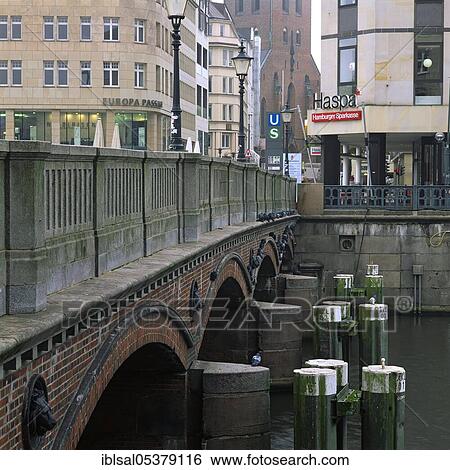 Reesendamm-bridge, Hamburg, Germany, Europe View Large Photo Image Stock Photograph - Reesendamm-bridge, Hamburg, Germany, Europe. Fotosearch