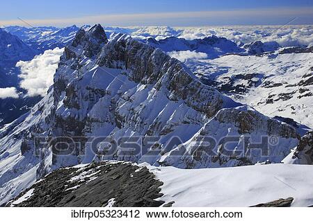 Reissend-Nollen and Wendenstöcke, view from Titlis, Bernese Alps, Switzerland, Europe View Large Photo Image Stock Image - Reissend-Nollen and Wendenstöcke, view from Titlis, Bernese Alps, Switzerland, Europe. Fotosearch