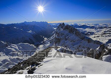 Reissend-Nollen and Wendenstöcke, view from Titlis, Bernese Alps, Switzerland, Europe View Large Photo Image Stock Image - Reissend-Nollen and Wendenstöcke, view from Titlis, Bernese Alps, Switzerland, Europe. Fotosearch