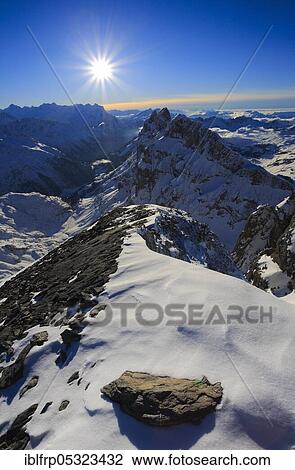 Reissend-Nollen and Wendenstöcke, view from Titlis, Bernese Alps, Switzerland, Europe View Large Photo Image Stock Image - Reissend-Nollen and Wendenstöcke, view from Titlis, Bernese Alps, Switzerland, Europe. Fotosearch