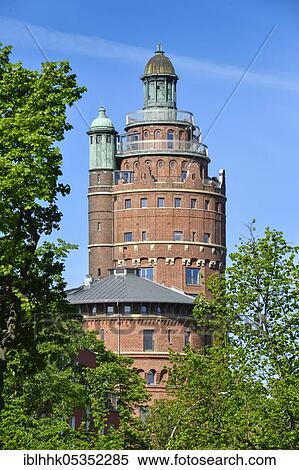 Residential building, former water tower, Akazienallee, Westend, Charlottenburg, Berlin, Germany, Europe View Large Photo Image Stock Photography - Residential building, former water tower, Akazienallee, Westend, Charlottenburg, Berlin, Germany, Europe. Fotosearch
