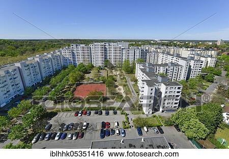 Stock Photograph - Residential buildings, Magistratsweg, Rudolf-Wissel-Siedlung, Staaken, Spandau, Berlin, Germany, Europe. Fotosearch