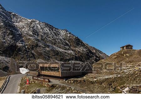 Rest house Timmelsjoch on the border to Austria, South Tyrol, Italy, Europe View Large Photo Image Stock Image - Rest house Timmelsjoch on the border to Austria, South Tyrol, Italy, Europe. Fotosearch