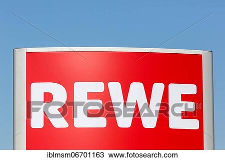 REWE Logo Symbol Sign Supermarket Food Store Shop in Germany View Large Photo Image Stock Image - REWE Logo Symbol Sign Supermarket Food Store Shop in Germany. Fotosearch