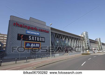Rheinpark-Center Neuss, facade with logos of retail shops, shopping center, North Rhine-Westphalia, Germany, Europe View Large Photo Image Stock Image - Rheinpark-Center Neuss, facade with logos of retail shops, shopping center, North Rhine-Westphalia, Germany, Europe. Fotosearch