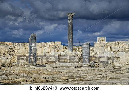 Roman forum with nymphaeum, excavation site, Kourion, Cyprus, Europe View Large Photo Image Stock Photo - Roman forum with nymphaeum, excavation site, Kourion, Cyprus, Europe. Fotosearch